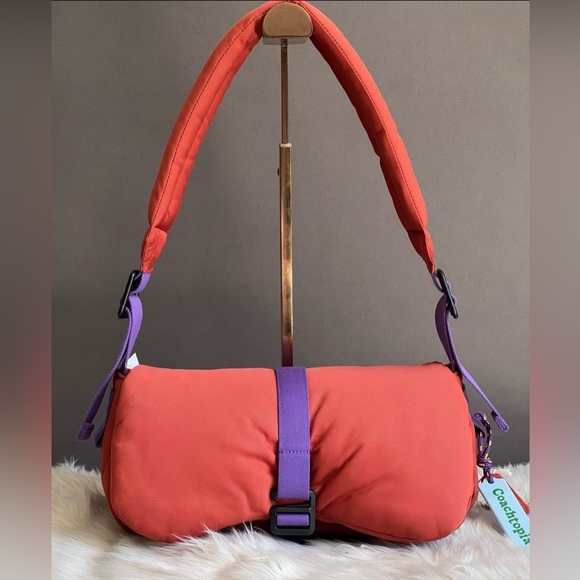 Coach Handbags - 💰SOLD - CQ859 - Coachtopia Loop Puffy Wavy Dinky Bag